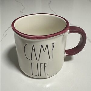 NWOT Rae Dunn Camp Life Mug